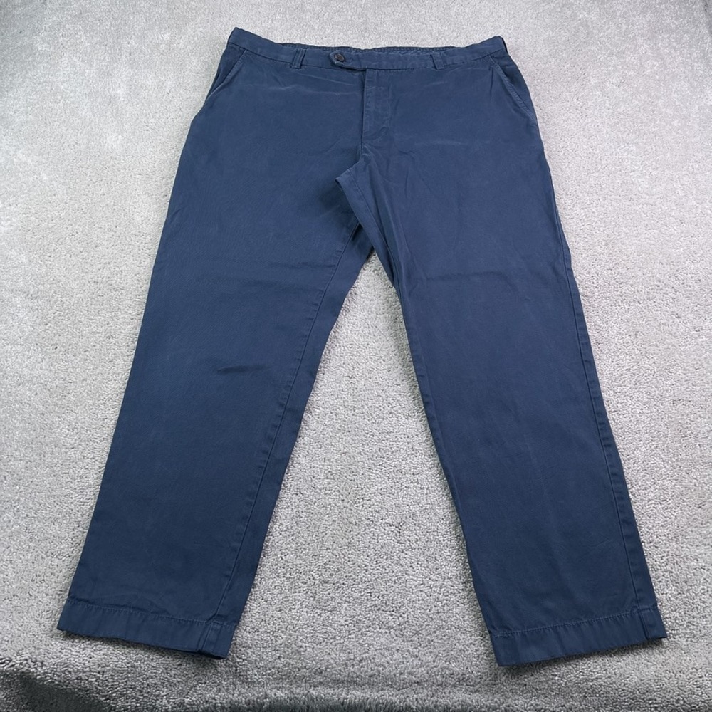 Brooks Brothers Pants Mens 38x30 Blue Milano Fit Twill Business Trousers